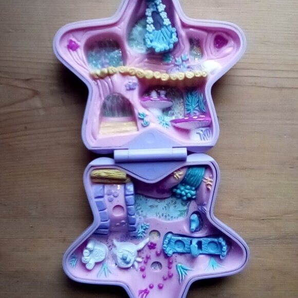 Polly Pocket VTG 1992 Fairy Star Bluebird Purple Compact LPS Carry Case - Picture 1 of 9